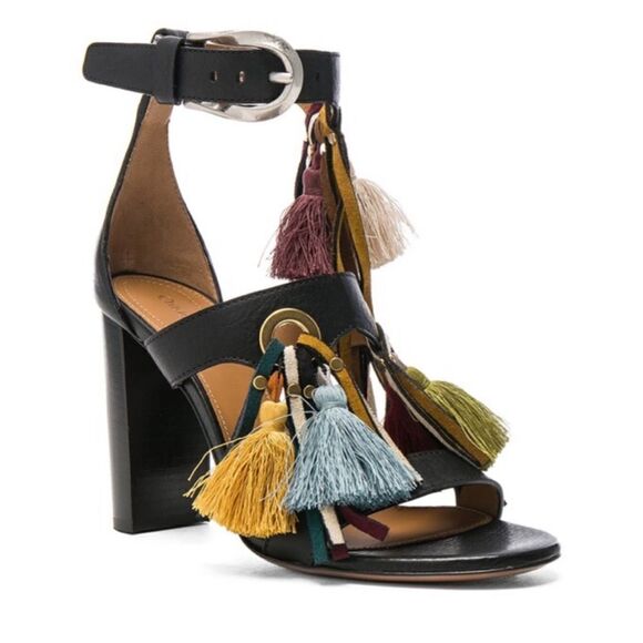 Chloe Miki Tassel Sandals sz 36 - Picture 1 of 15